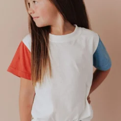 Vendor-unknown Kid's KIDS Red, White & Blue Top