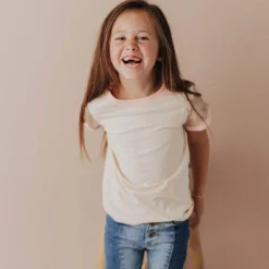 Vendor-unknown KIDS Sequin Sleeve Tee Pink 12 Vendor-unknown KIDS Sequin Sleeve Tee Pink