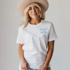 Tops Margaritas With My Señoritas Embroidered Tee