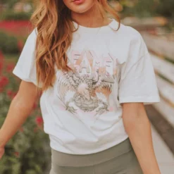 Vendor-unknown Oversized Dreamer Graphic Tee Tops