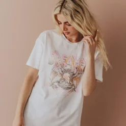 Vendor-unknown Oversized Dreamer Graphic Tee Tops