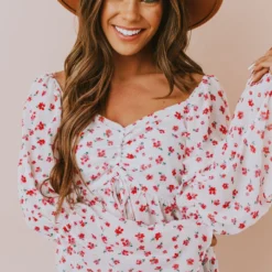 Vendor-unknown Patsy Flower Top