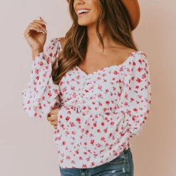 Vendor-unknown Patsy Flower Top