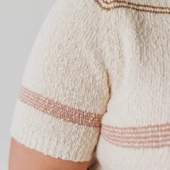 Vendor-unknown Tops PLUS Simone Textured Yarn Knit Top Natural