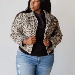 Vendor-unknown Plus Size EXCLUSIVE! Addie Cropped Denim Jacket