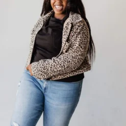 Vendor-unknown Plus Size EXCLUSIVE! Addie Cropped Denim Jacket