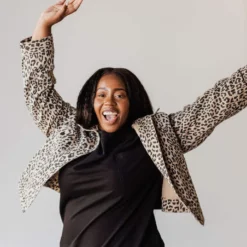 Vendor-unknown Plus Size EXCLUSIVE! Addie Cropped Denim Jacket