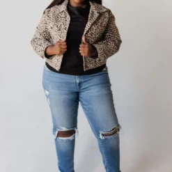 Vendor-unknown Plus Size EXCLUSIVE! Addie Cropped Denim Jacket