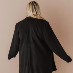 Vendor-unknown Tops Plus Size EXCLUSIVE! Emrie Blazer Black