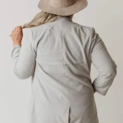 Vendor-unknown Plus Size EXCLUSIVE! Emrie Blazer Grey