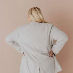 Vendor-unknown Plus Size EXCLUSIVE! Emrie Blazer Grey