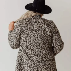 Vendor-unknown Plus Size EXCLUSIVE! Emrie Blazer Leopard