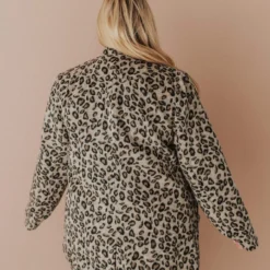Vendor-unknown Plus Size EXCLUSIVE! Emrie Blazer Leopard