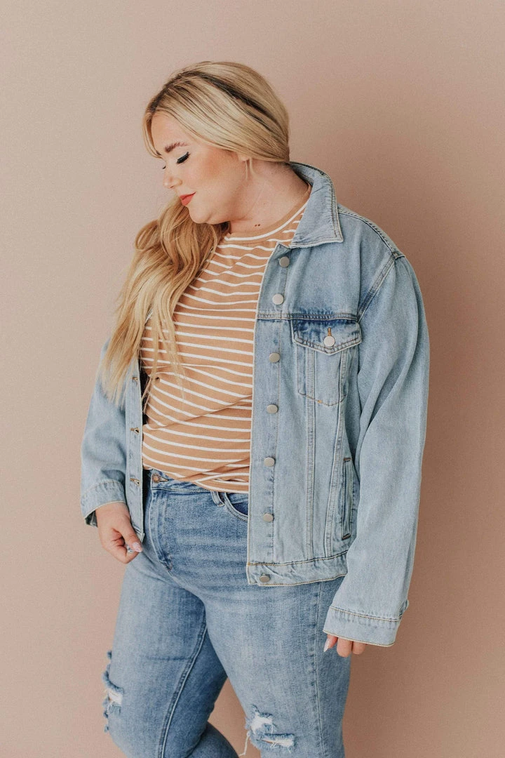 Vendor-unknown Plus Size EXCLUSIVE! Shirley Denim Jacket With Leopard Lined Pockets Tops 10 Vendor-unknown Plus Size EXCLUSIVE! Shirley Denim Jacket With Leopard Lined Pockets Tops