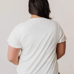 Vendor-unknown Tops Plus Size Horoscope Embroidered Tee Ivory