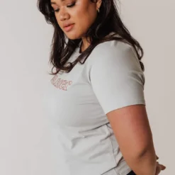 Vendor-unknown Plus Size Wander Embroidered Tee Tops
