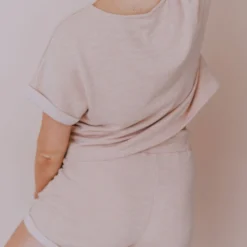 Hayden Los Angelos Demi Short Sleeved Top Blush Tops