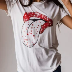 Vendor-unknown Star Kiss Graphic Tee