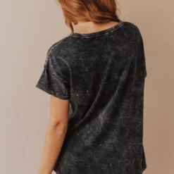Vendor-unknown Stuck In The 90's Tee Charcoal Tops