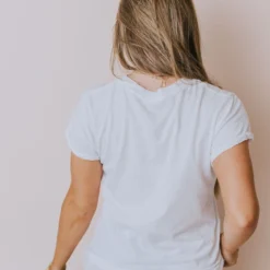 Recycled Karma Joan Jett Leopard Heart Tee White