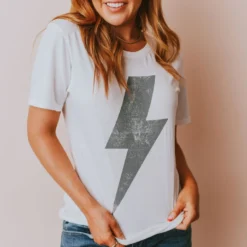 Recycled Karma Tops Licensed ACDC Tee