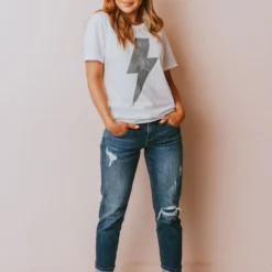 Recycled Karma Tops Licensed ACDC Tee