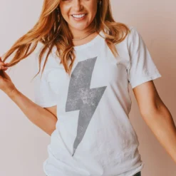 Recycled Karma Tops Licensed ACDC Tee