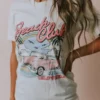 Vendor-unknown Tops Malibu Beach Club Tee Ivory